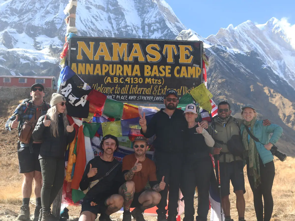 Our Trekkers reached ABC!