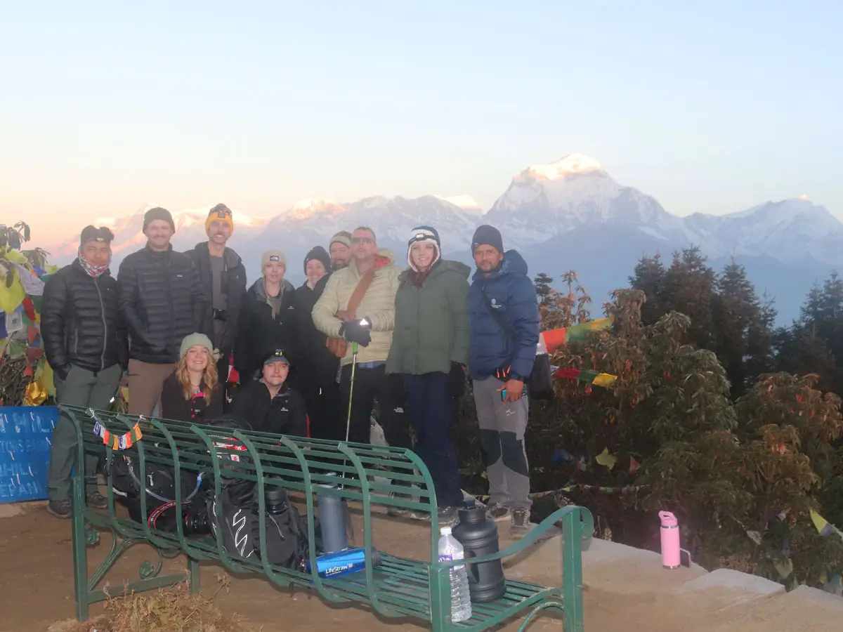 The poon hill and Himalaya