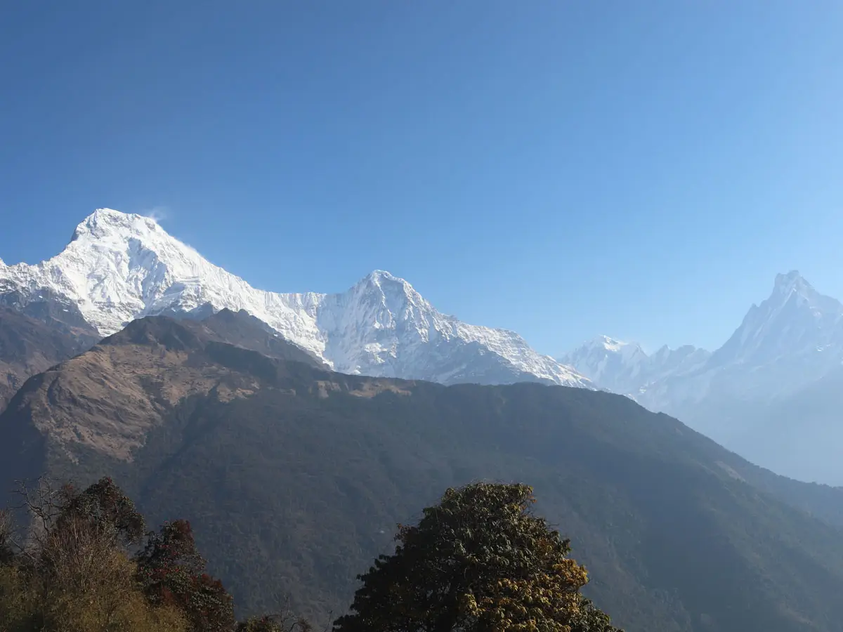 Himalaya view from Tadapani