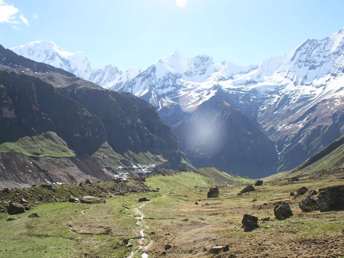 Annapurna Sanctuary in Summer
