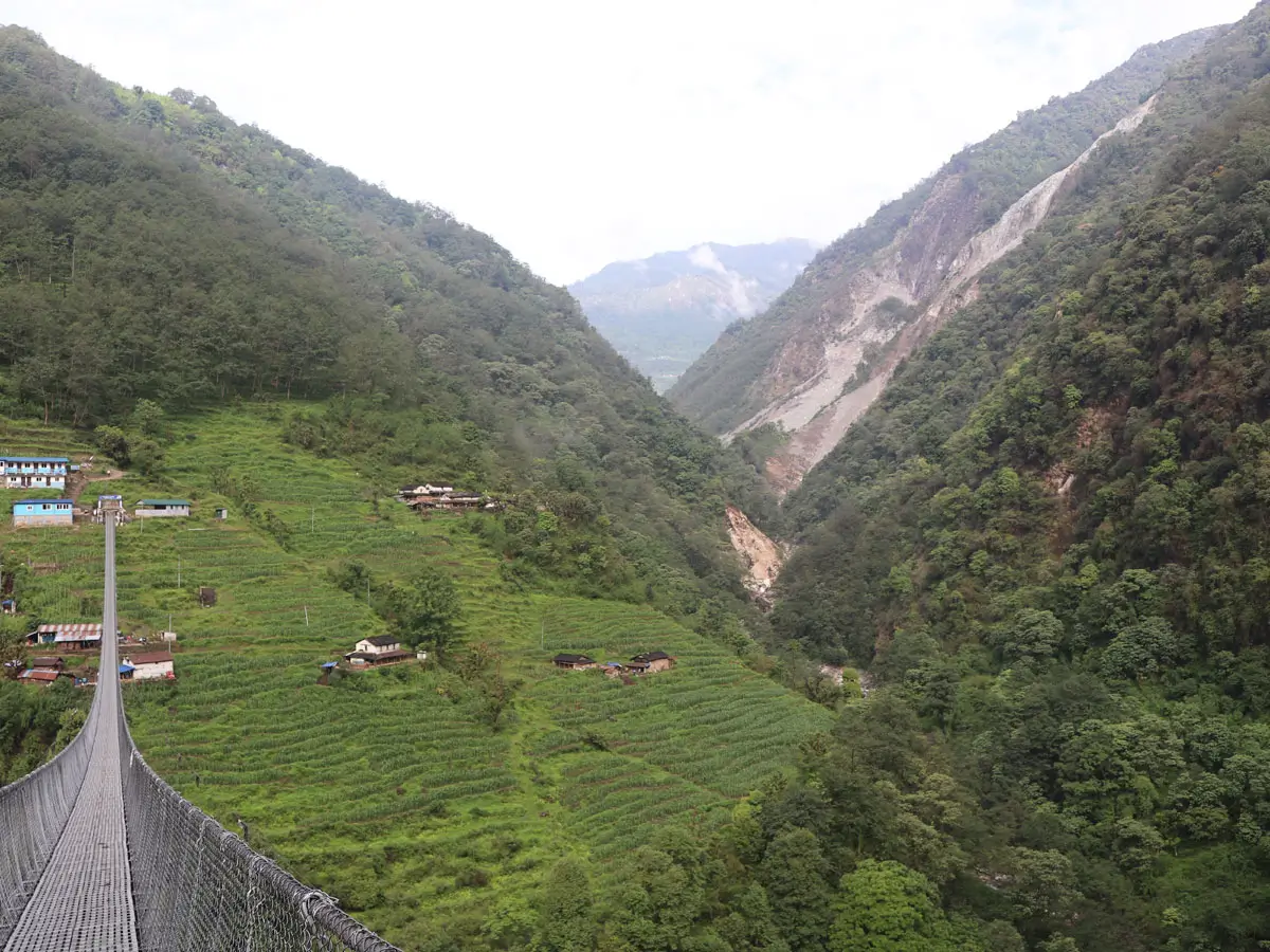 Landscape in ABC Trek in July and Aggust