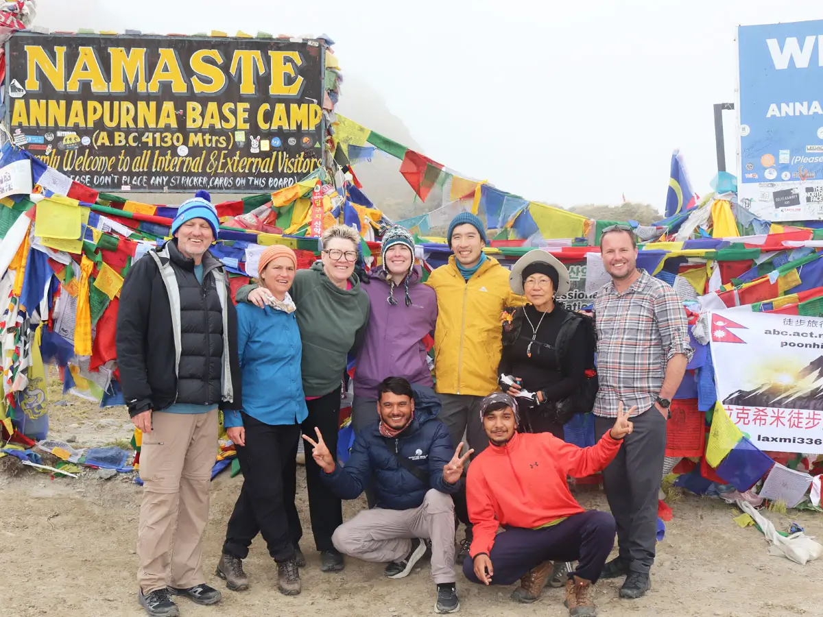 Reaching Annapurna Base camp