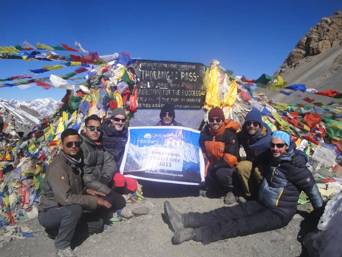 Our guest reached Thorong La Pass