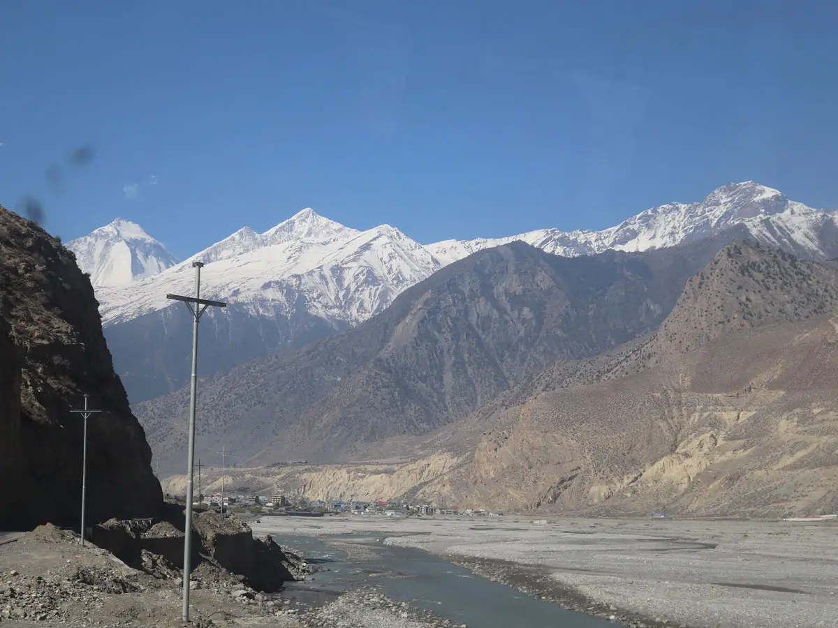 The lower Mustang Valley