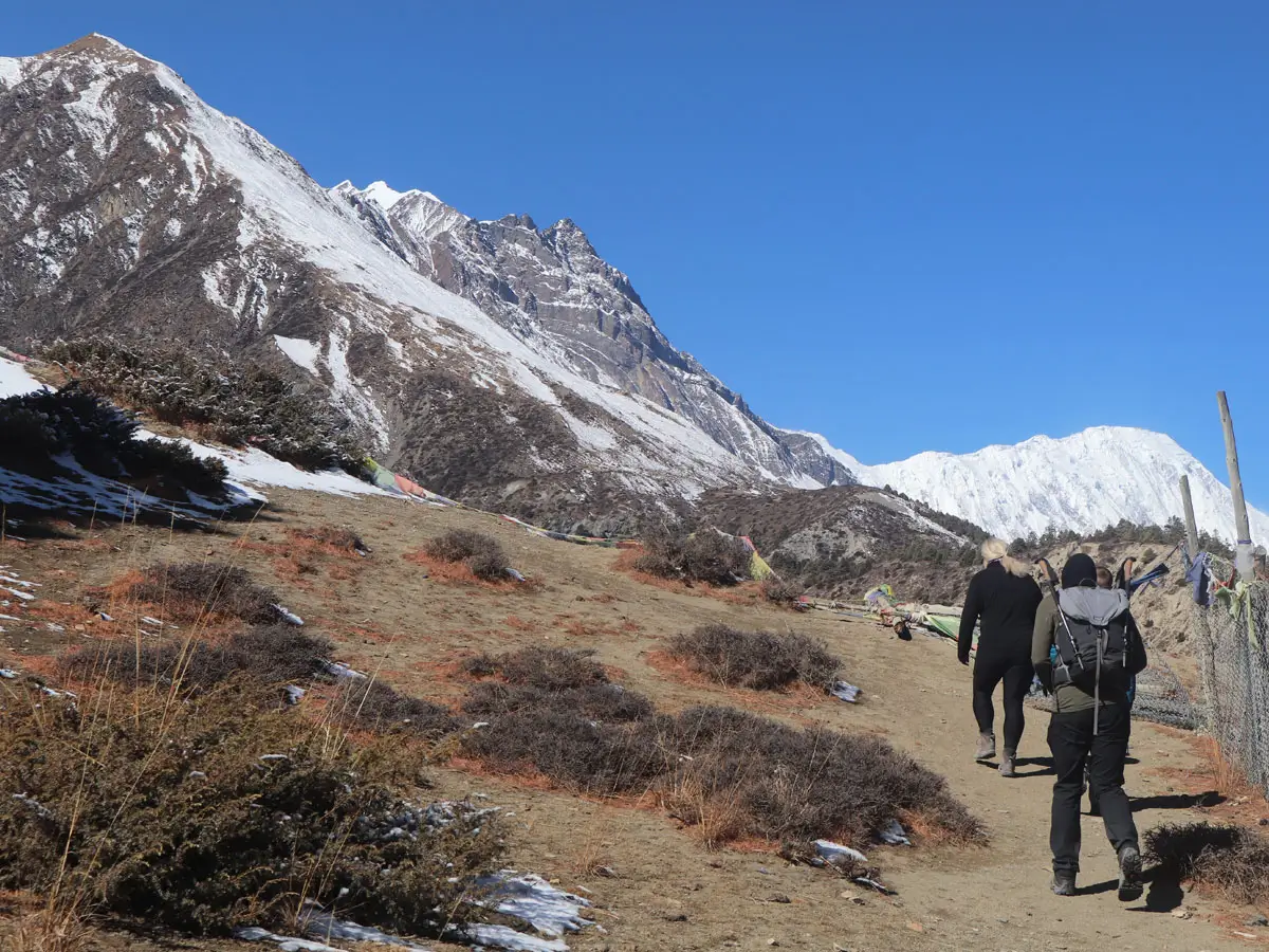 On the Way to Thorong La Pass