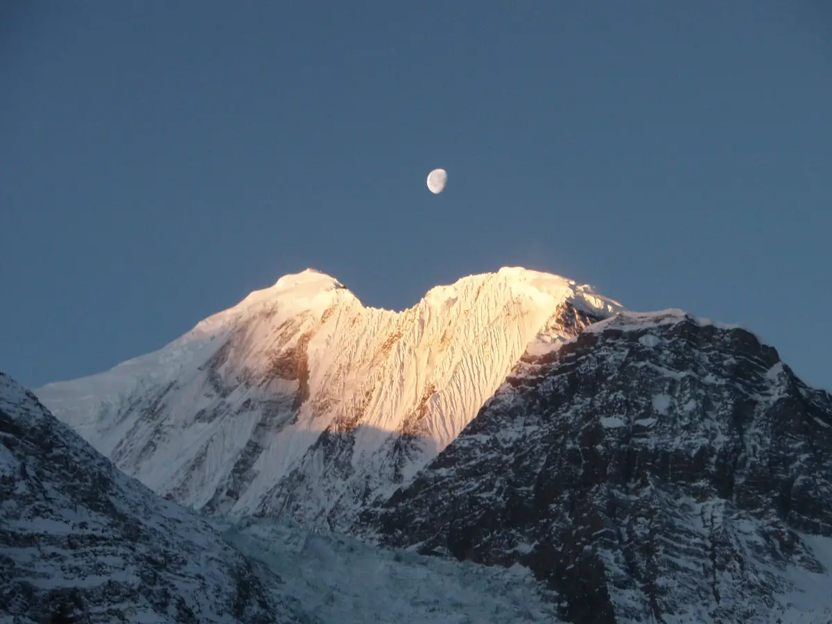 The Gangapurna Glacier