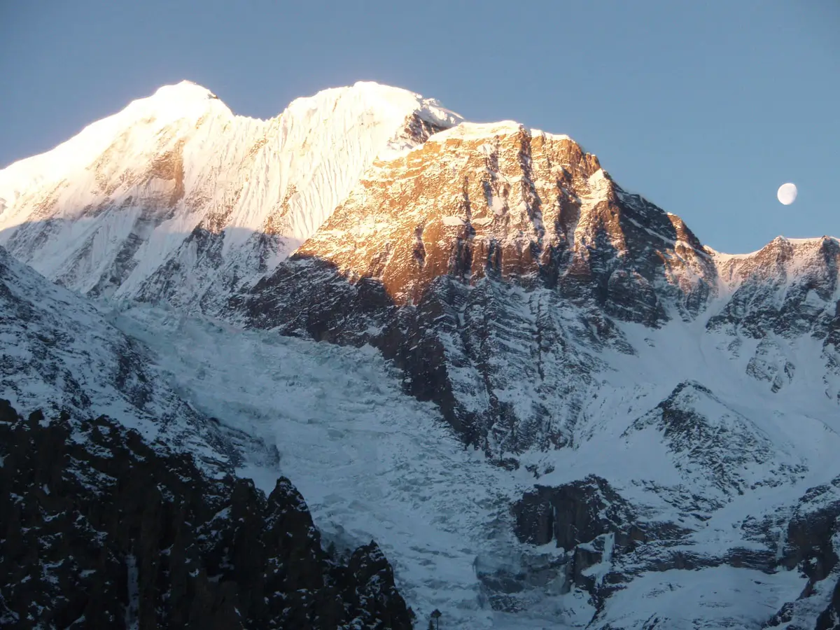 The Gangapurna Glacier!
