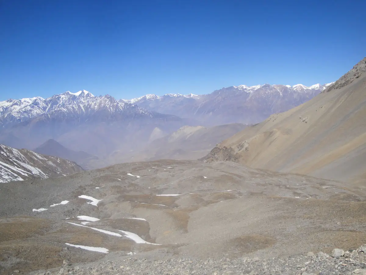 The lower Mustang Landscape View