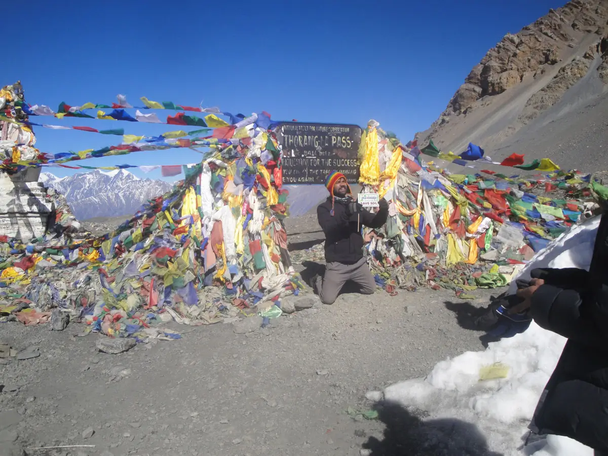 The Thorong La pass