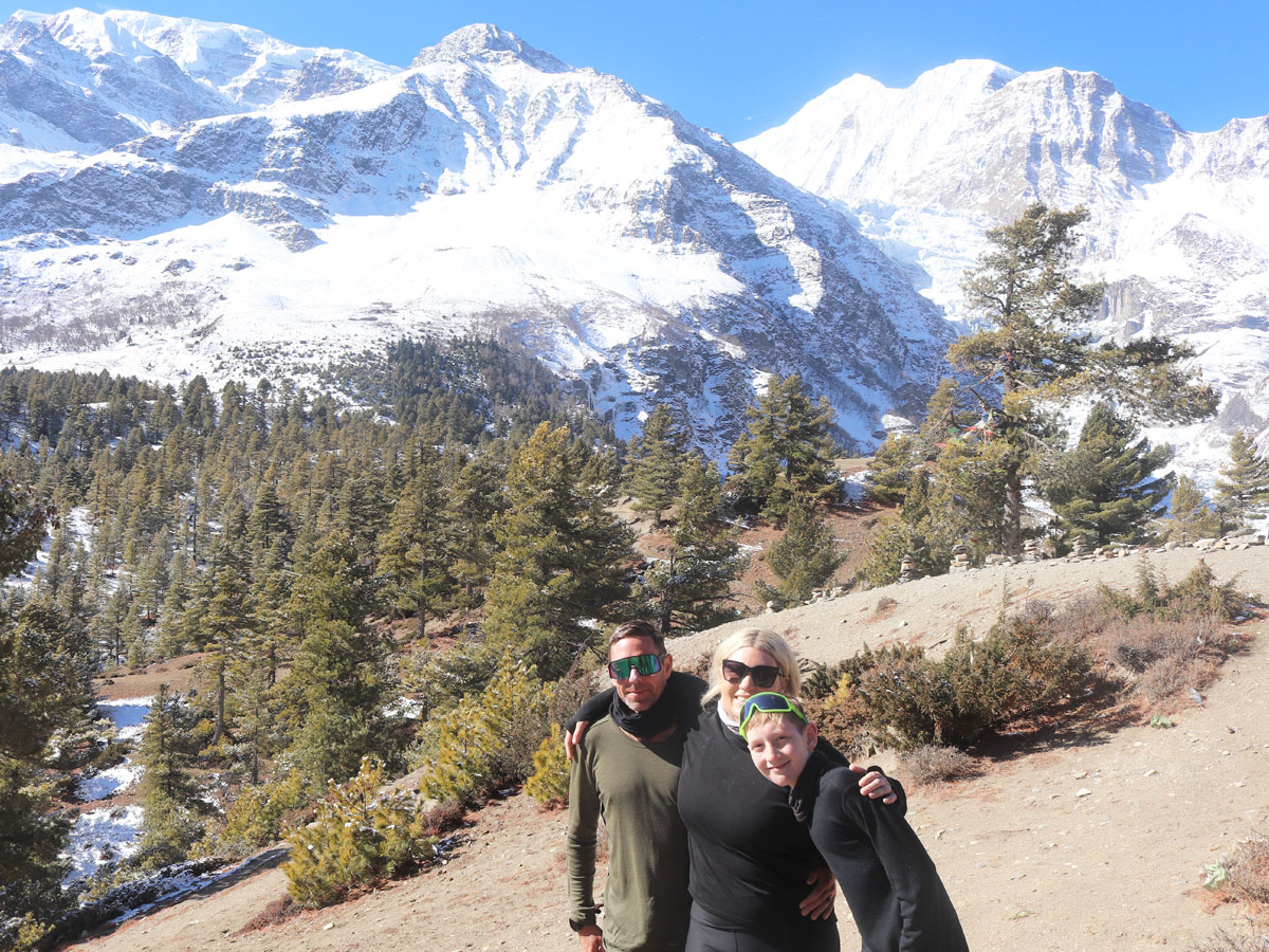Guest Enjoying the Annapurna Circuit Trek