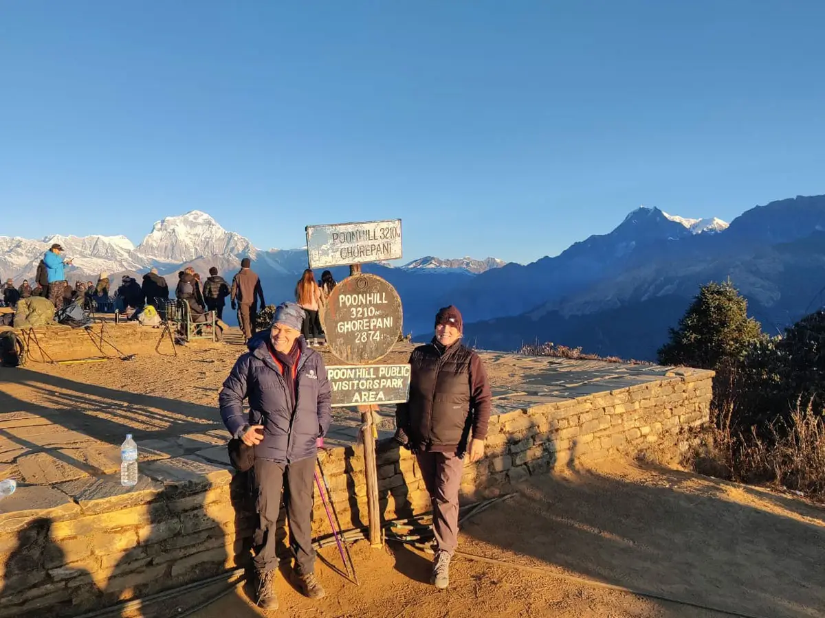 The Poon Hill View Point!