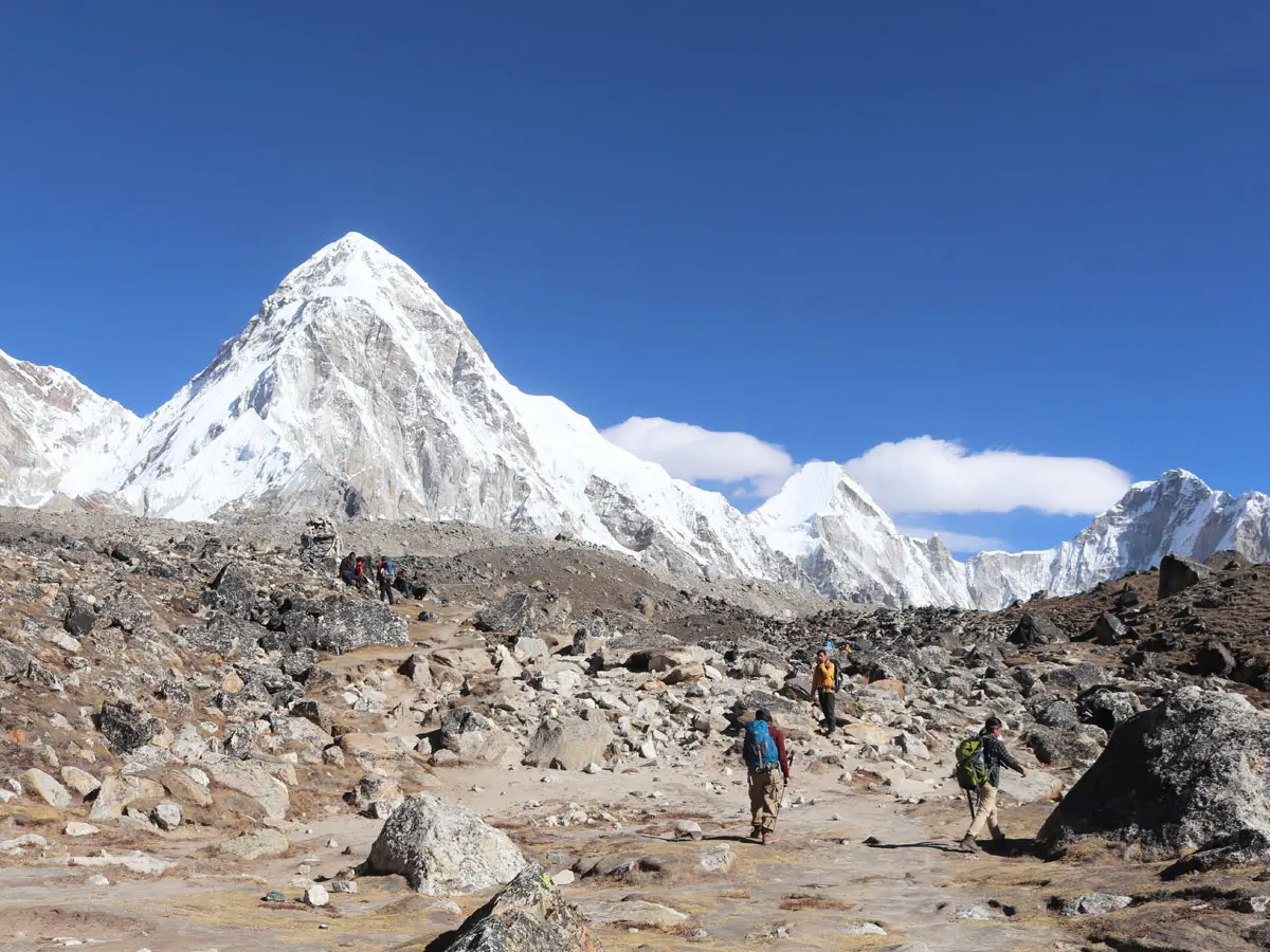 Walking towards EBC