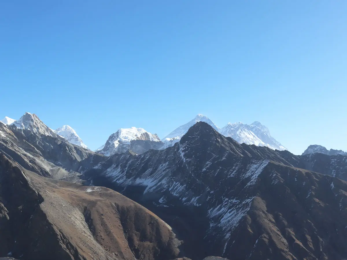 Everest and Himalayas from Gokyo Ri