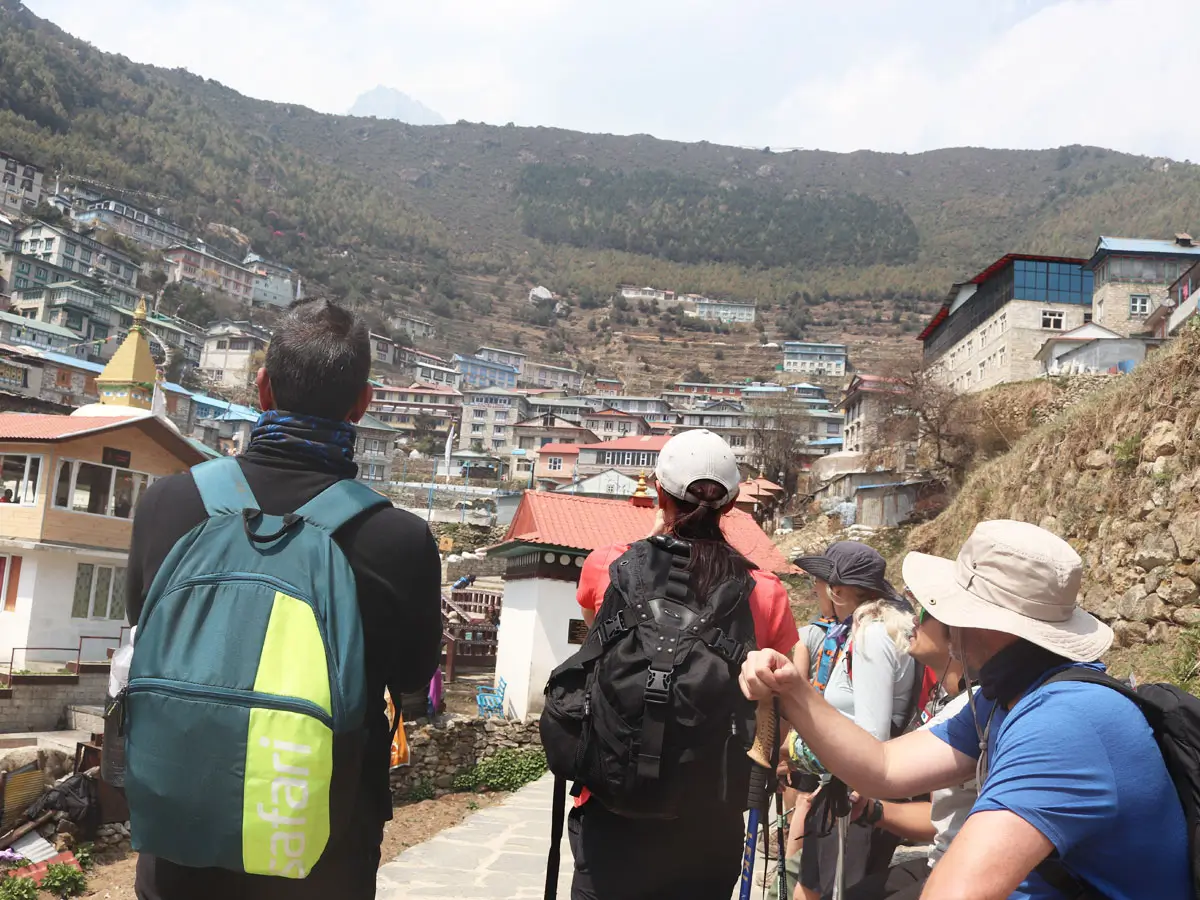 The Namche Bazaar