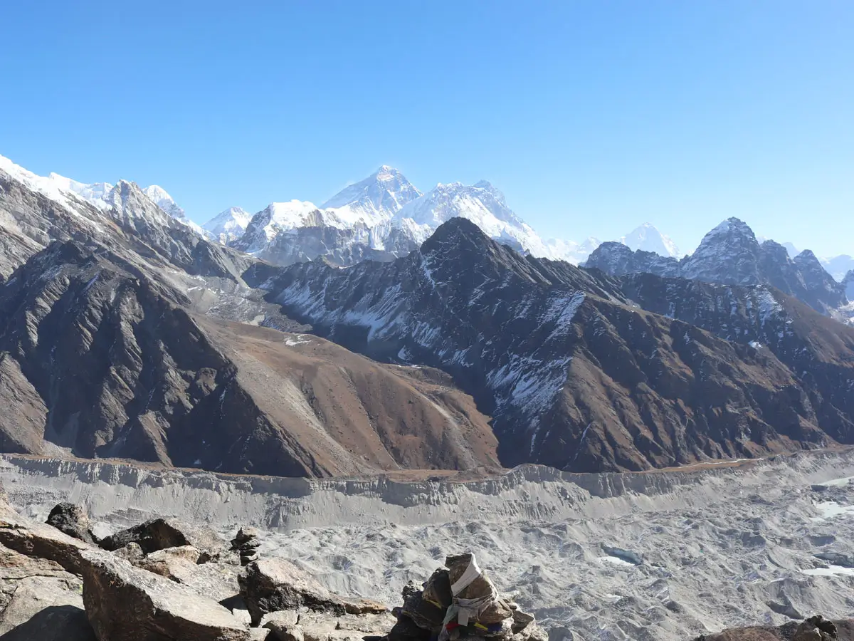 Everest and Himalaya from Gokyo Ri