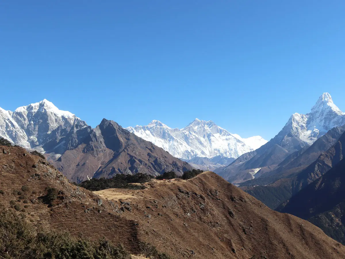 Himalaya view from Gokyo Trail