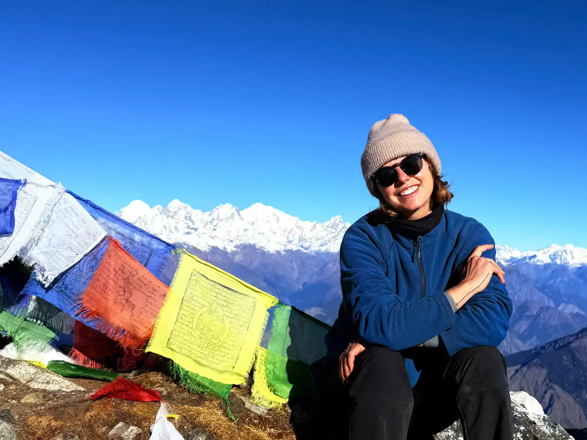 Enjoying the Langtang Trek