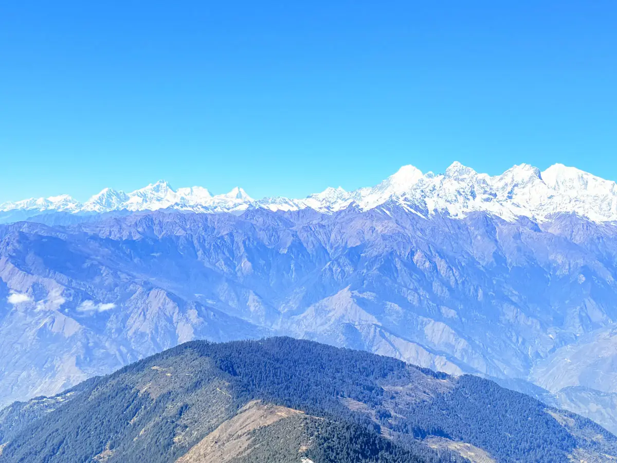 Himalaya view in Langtang Trek
