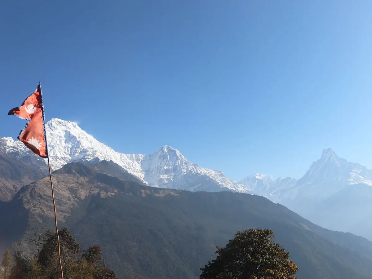 Himalaya view from Tadapani