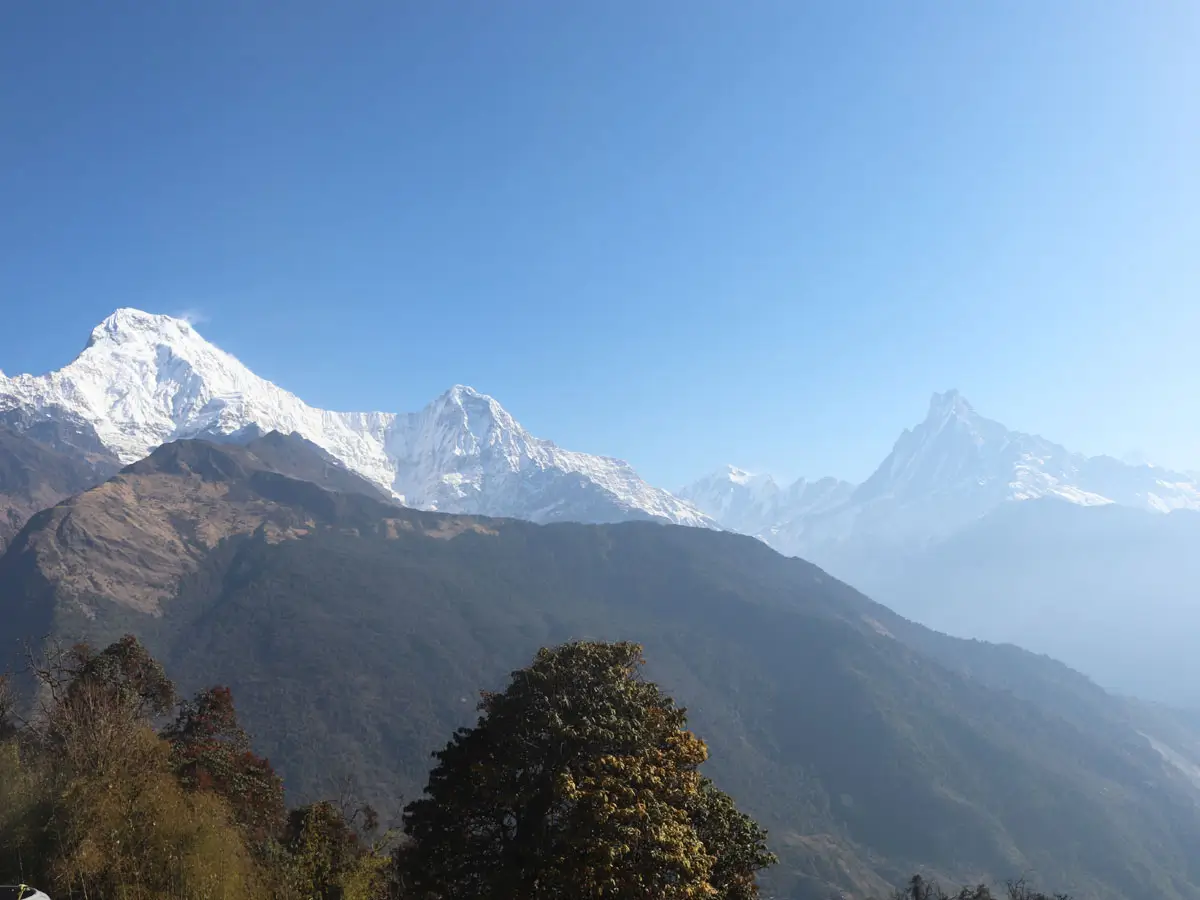 Himalaya View from Tadapani