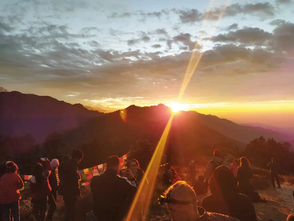 Sunrise from Poon Hill!