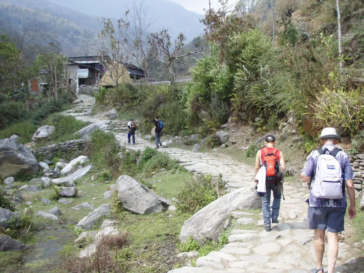Walking towards Poon Hill!