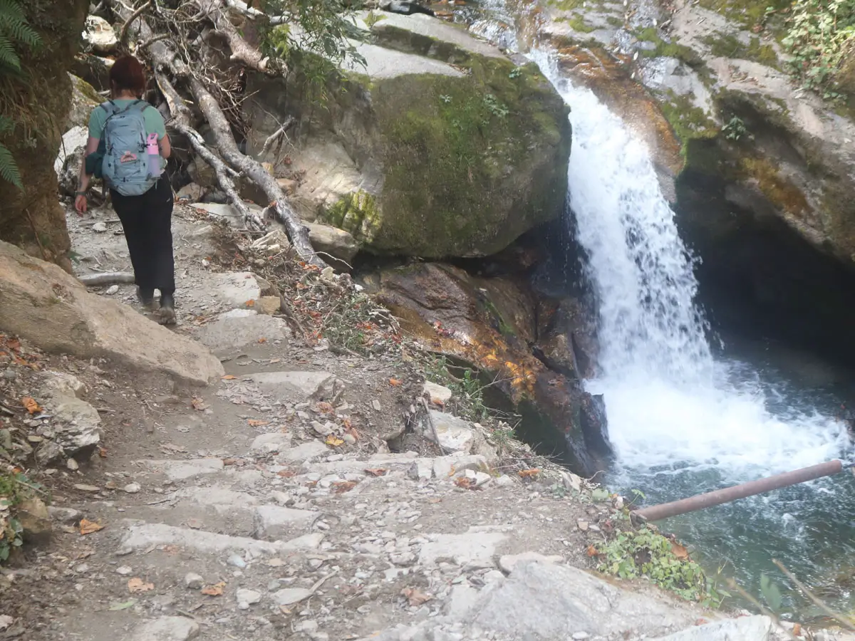 Water fall in Poon Hill Trek