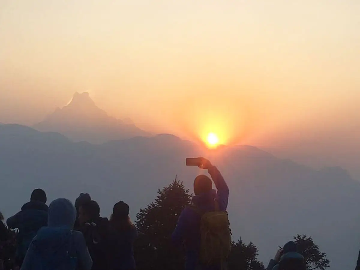 Sunrise from Poon hill